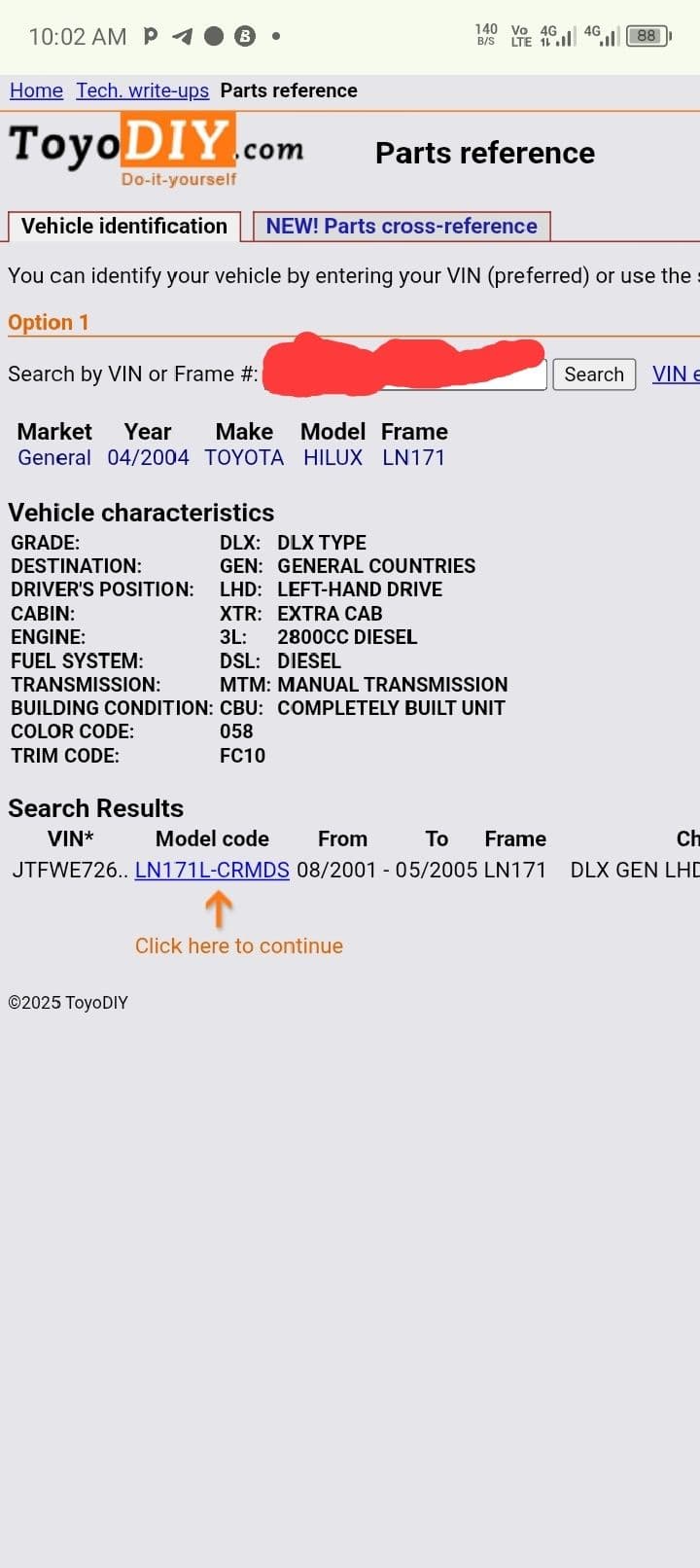 Toyota hilux 2004, photo 2 of 6